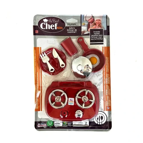 KIT COCINA C/UTENSILLOS CHEF KIDS