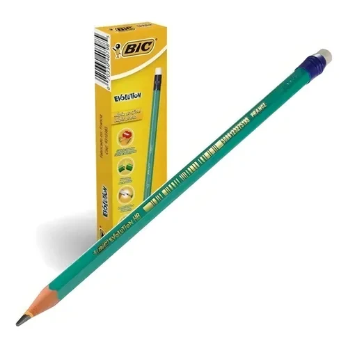 LAPIZ NEGRO CON GOMA EVOLUTION BIC