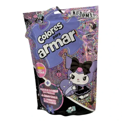 COLORES P/ARMAR + LIBRO PINTAR N*2 KUROMI