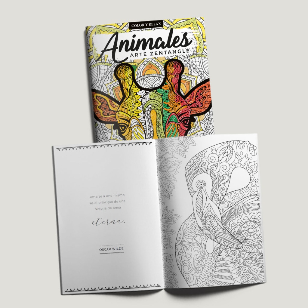 COL.COLOR Y RELAX:ARTE ZENTANGLE