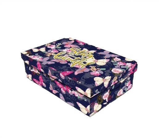 CAJA CHICA MARIPOSA I31x22x12  INK DROP
