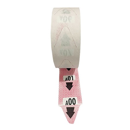 ROLLO DE PAPEL OBRA  CON NUMEROS P/TURNOSx2000u.