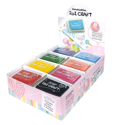 ALMOHADILLA DE COLORES IBI x1u.
