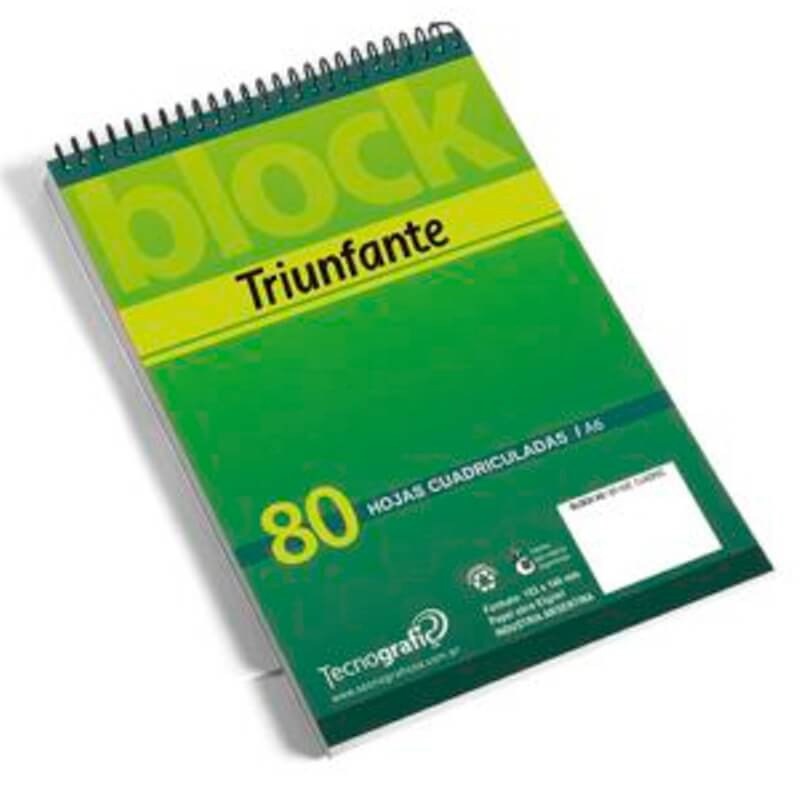 BLOCK A6 C/ESP.70HC.TRIUNFANTE