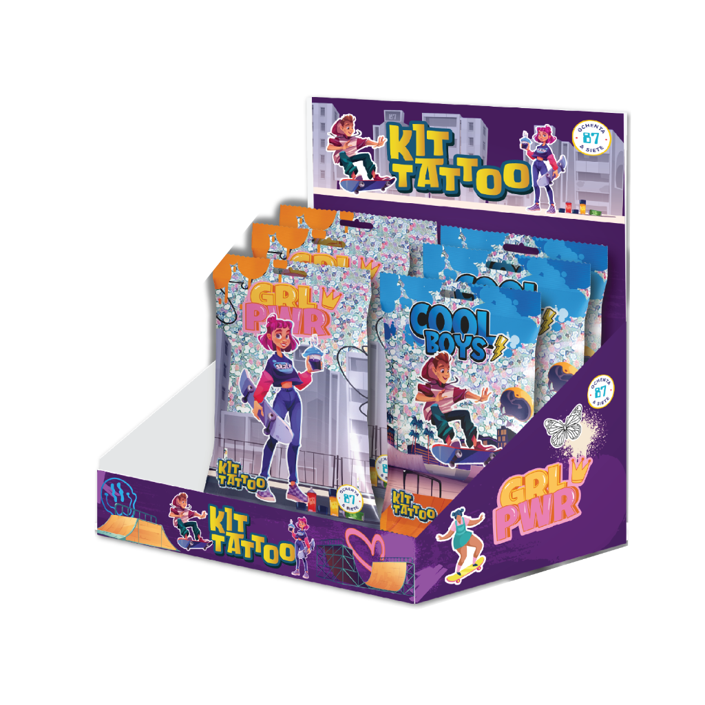 SET DE ARTE KIT TATOO COOL BOYS