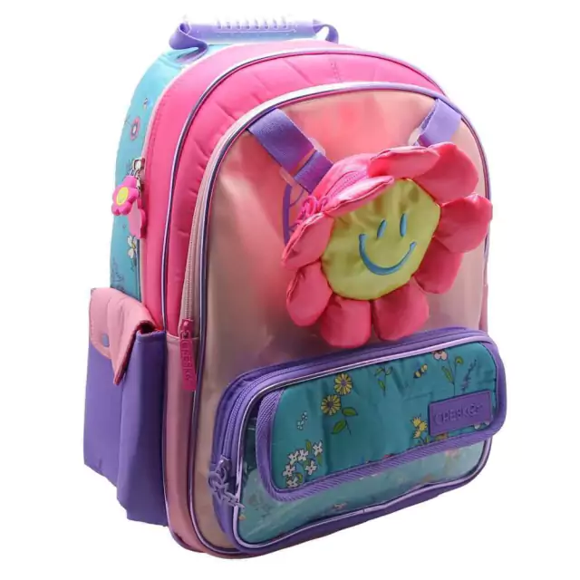 MOCHILA ESPALDA 16* FLOR  CRESKO.