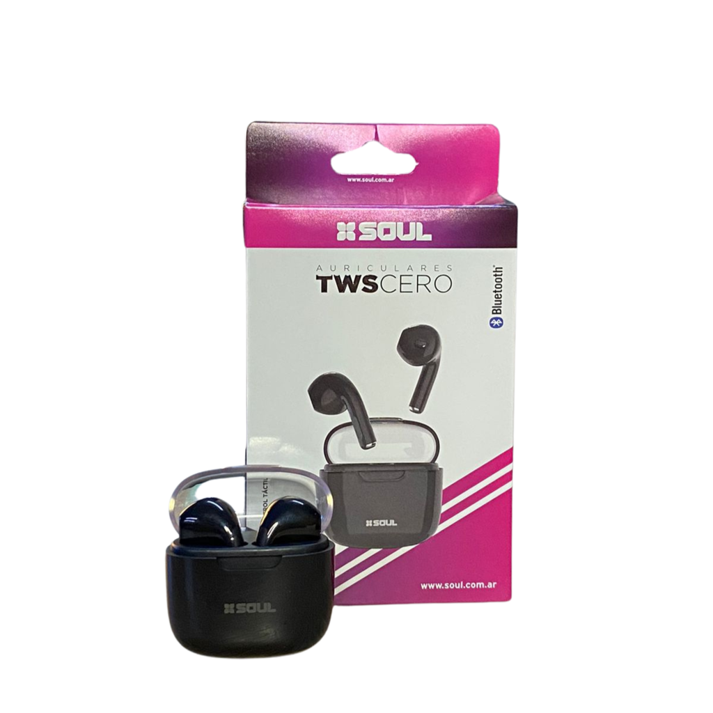 AURICULAR TWS CERO NEGRO BLUETOOTH.SOUL