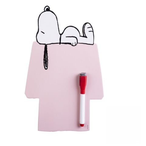 PIZARRA BCA.+MARC.SNOOPY
