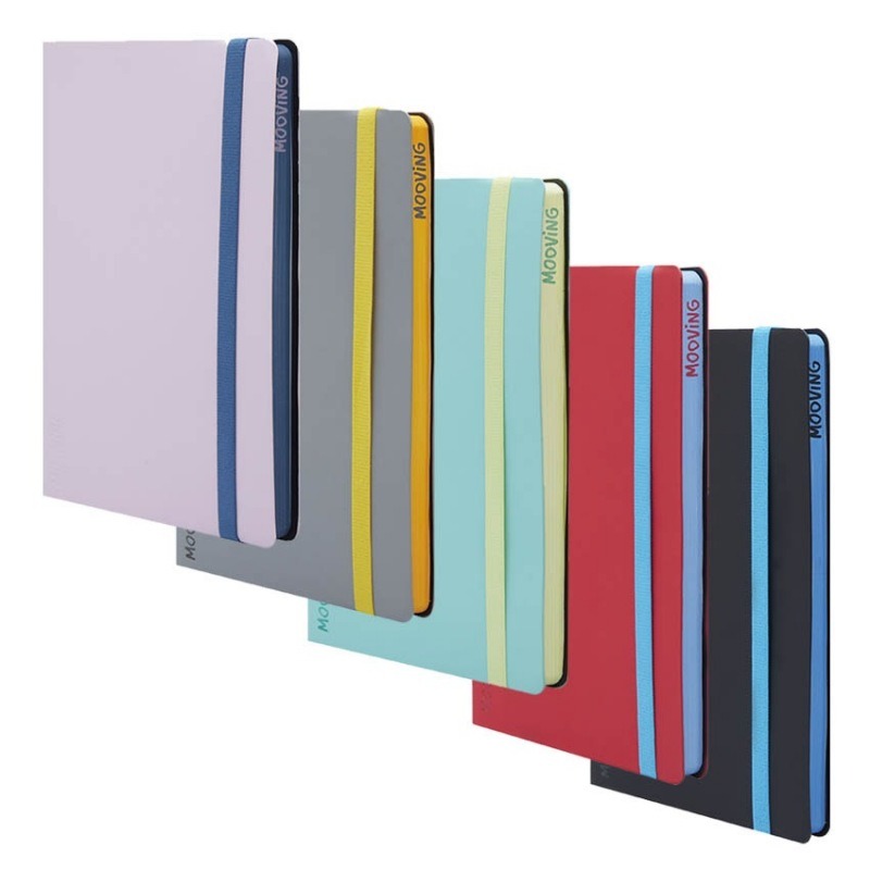 LIBRETA A5 C/ELAST.MOOVING NOTES LISO