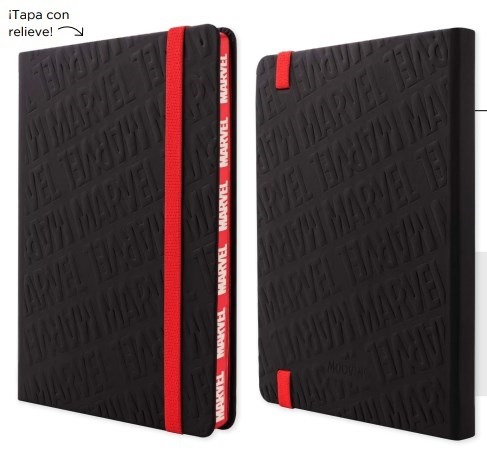 LIBRETA A5 C/ELAST.MOOVING NOTES MARVEL