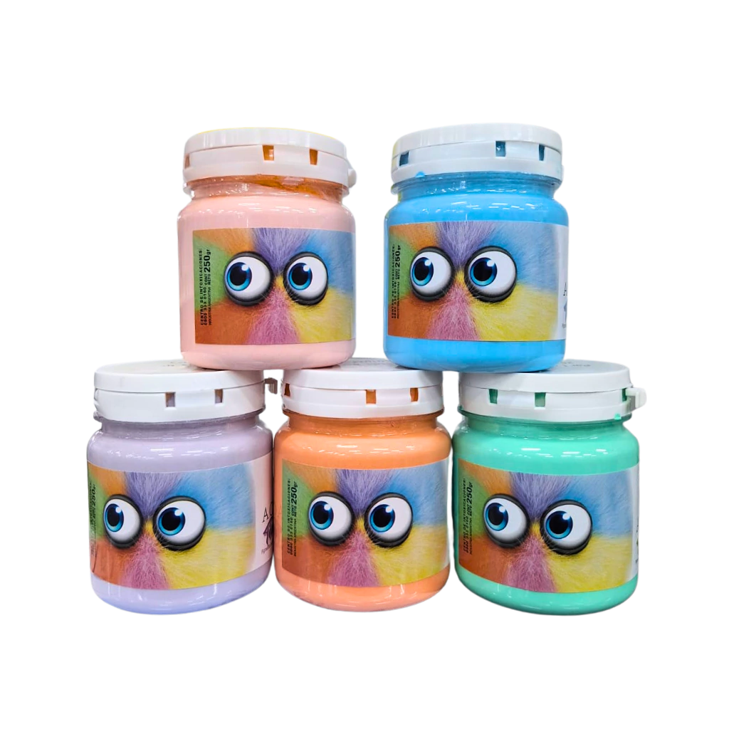 TEMPERA POTE 250ml.PASTEL ESCOLAR  ACUAREL