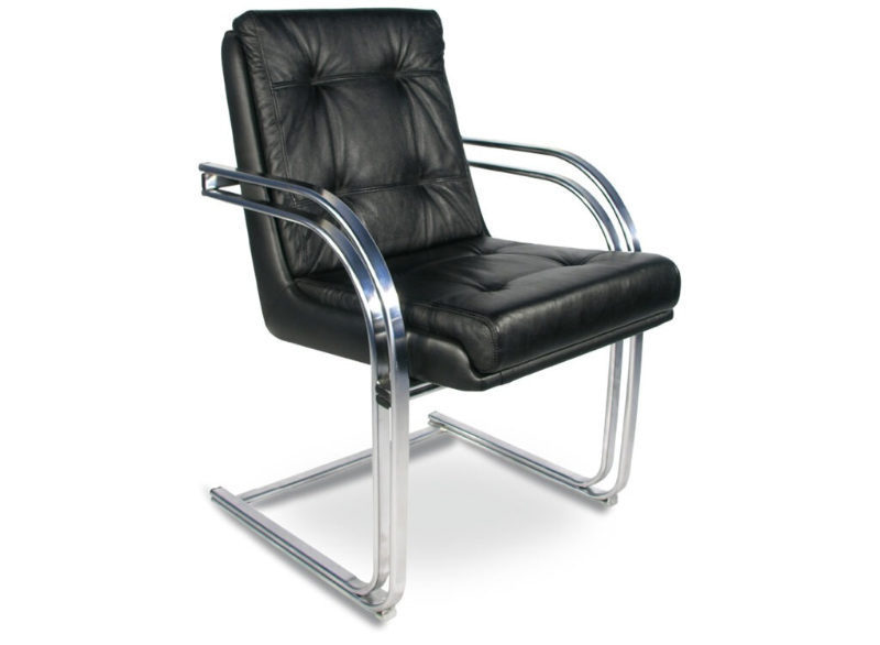 LM* SILLON ESPERA BASE CROMADA 
