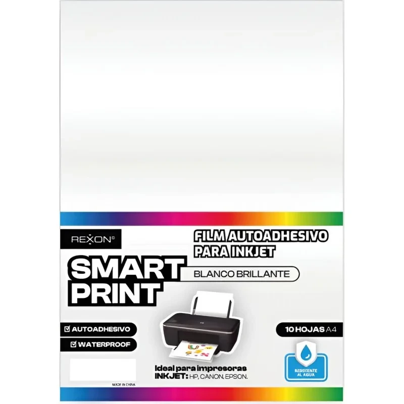 FILM INK JET A4 AUTOADH.BCO.BRILL..x10hjs.