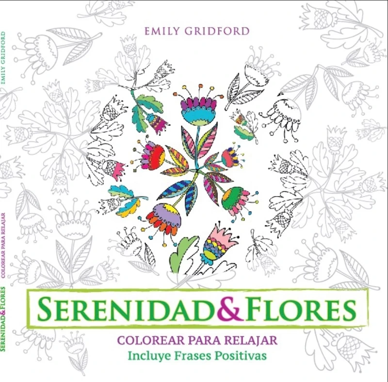 COL.COLOREAR P/RELAJAR:SERENIDADyFLORES