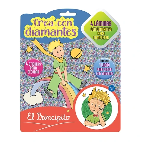 CREA C/DIAMANTES+ BLOCK P/PINTAR N*1 PRINCIPITO