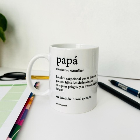 TAZA PORCELANA P/PAPA