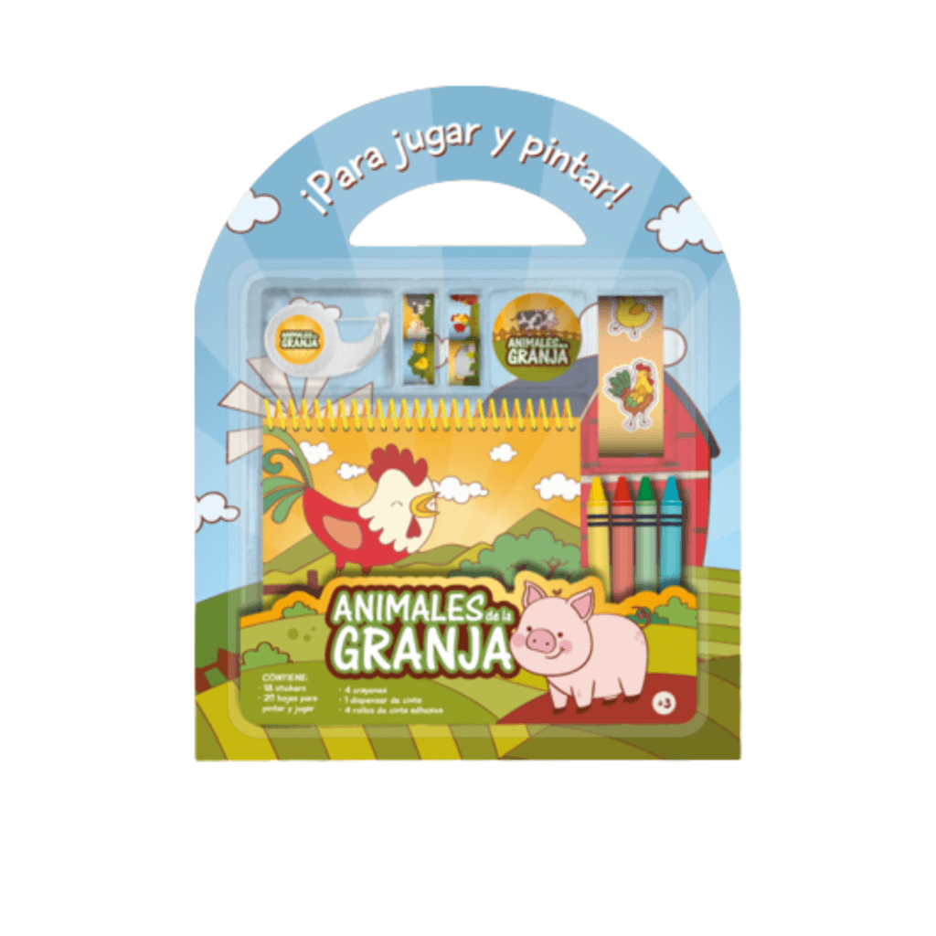 SET DE ARTE P/JUGAR Y PINTAR AN.GRANJA