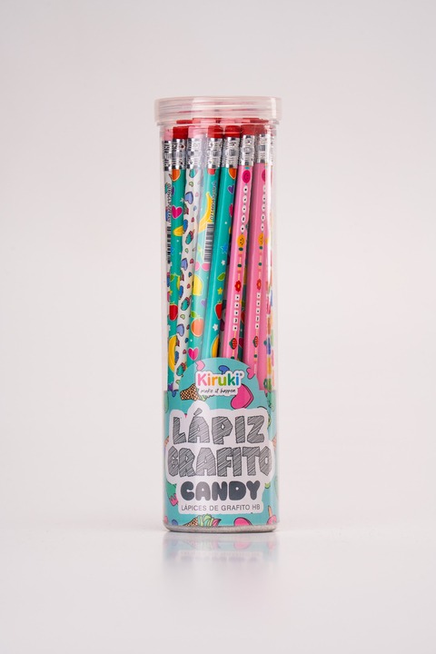 LAPIZ NEGRO C/ GOMA CANDY