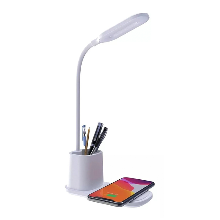 LAMPARA LED C/CARGA INALAMBRICA BLANCA SOUL