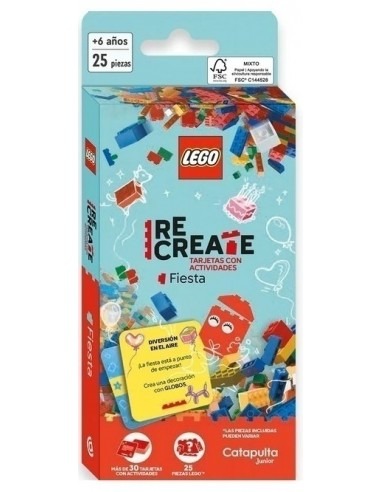 COL.LEGO RECREATE TARJ. C/ACT.:FIESTA