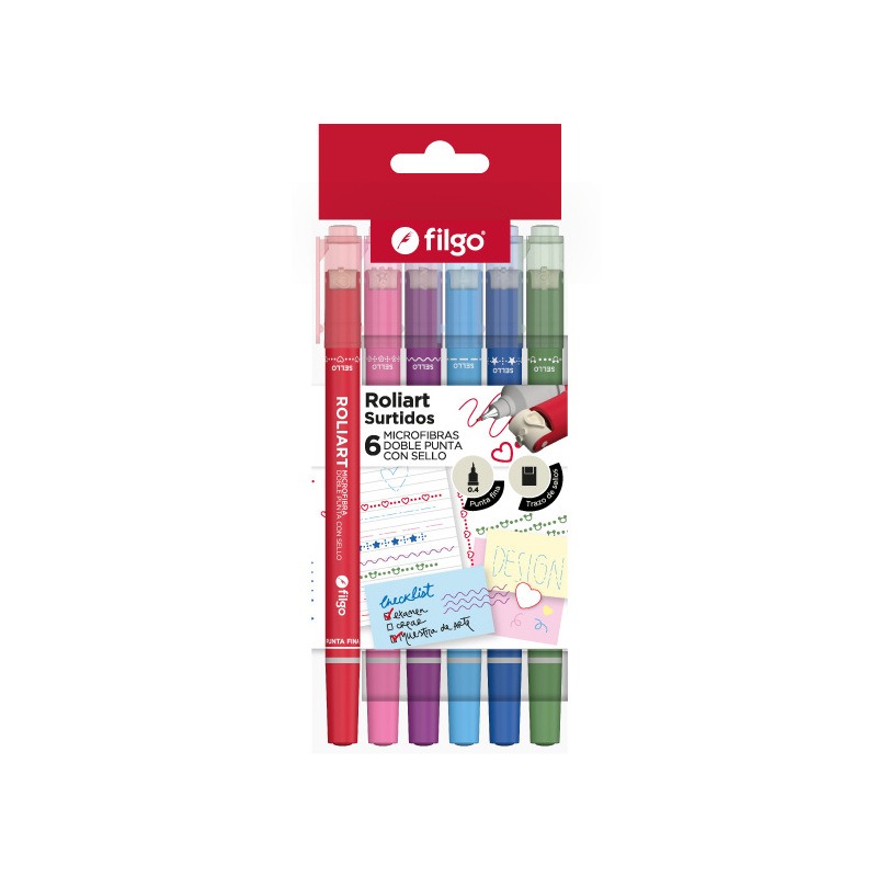 MICRO FIBRA X 6 DOBLE PUNTA C/ SELLO FILGO
