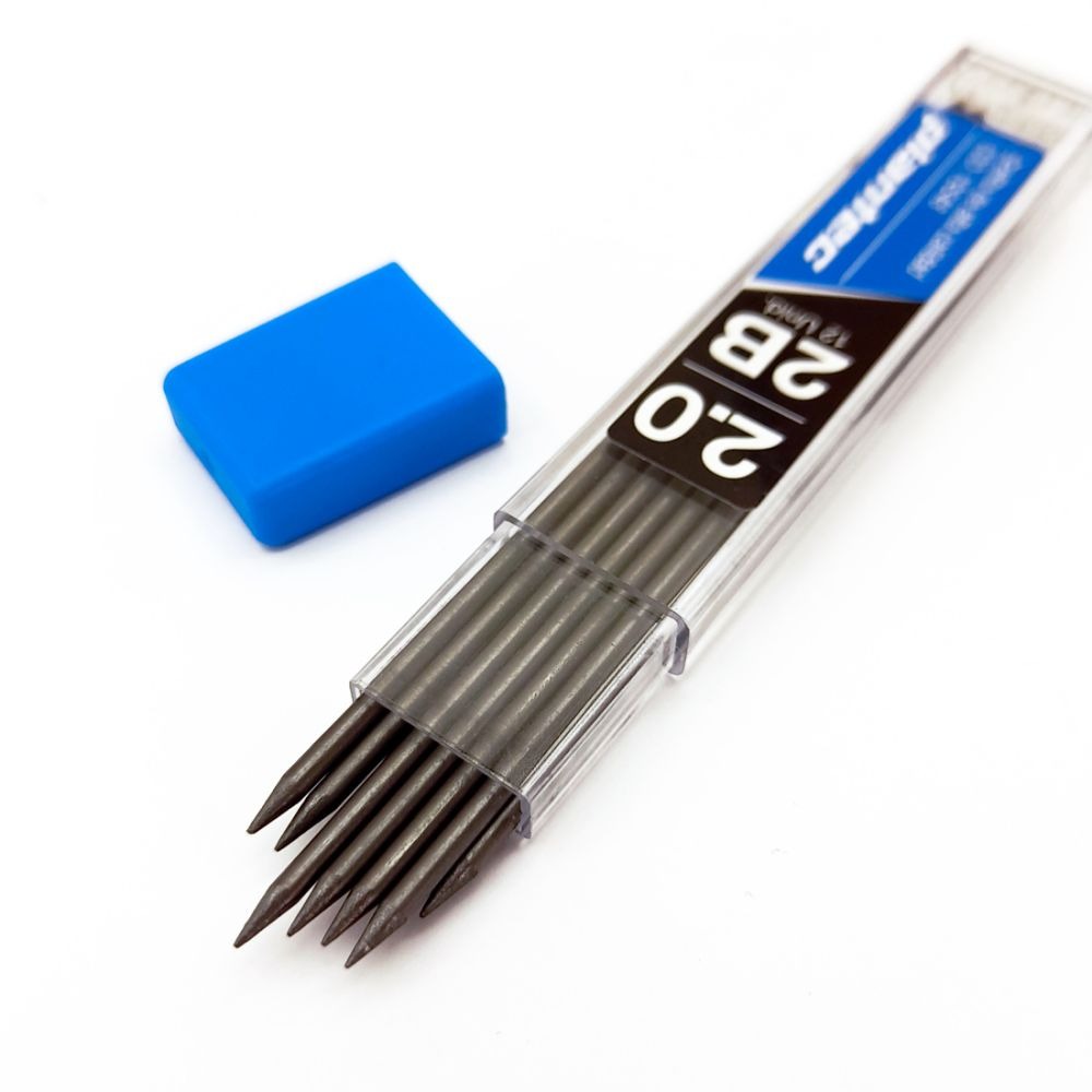 MINAS 2mm 2B  x 12unid PLANTEC.