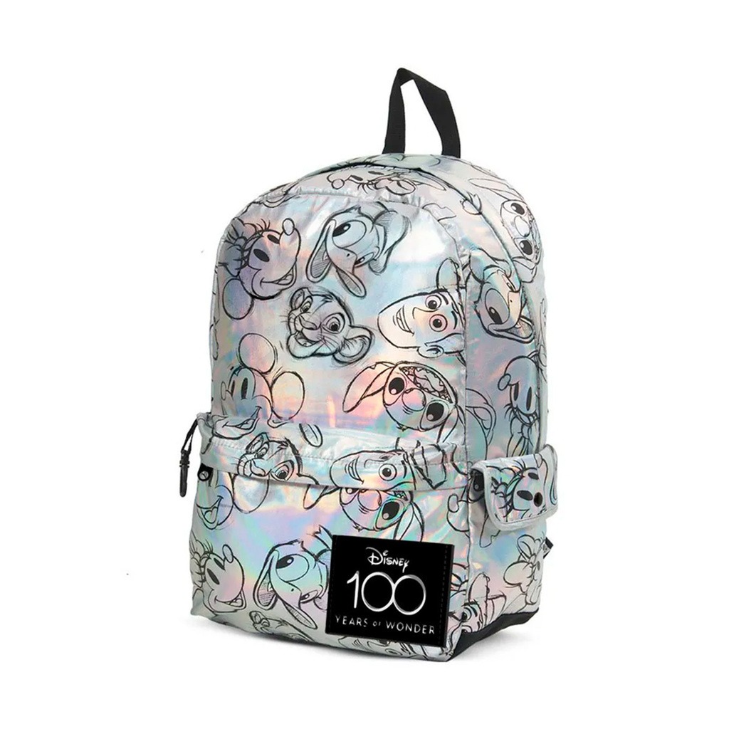 MOCHILA  DE ESPALDA 17* DISNEY 100