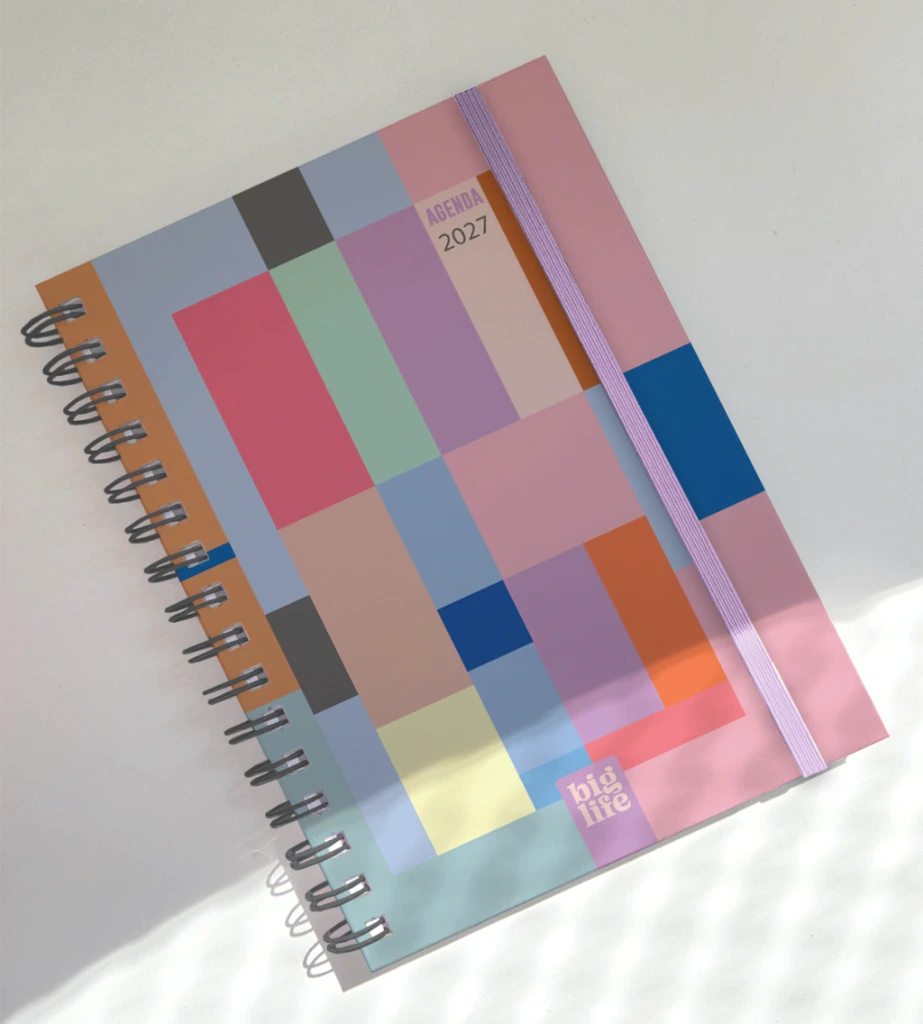 AGENDA N°7 SEMANAL C/ESP.16X22cm.KINETIC BIG LIFE