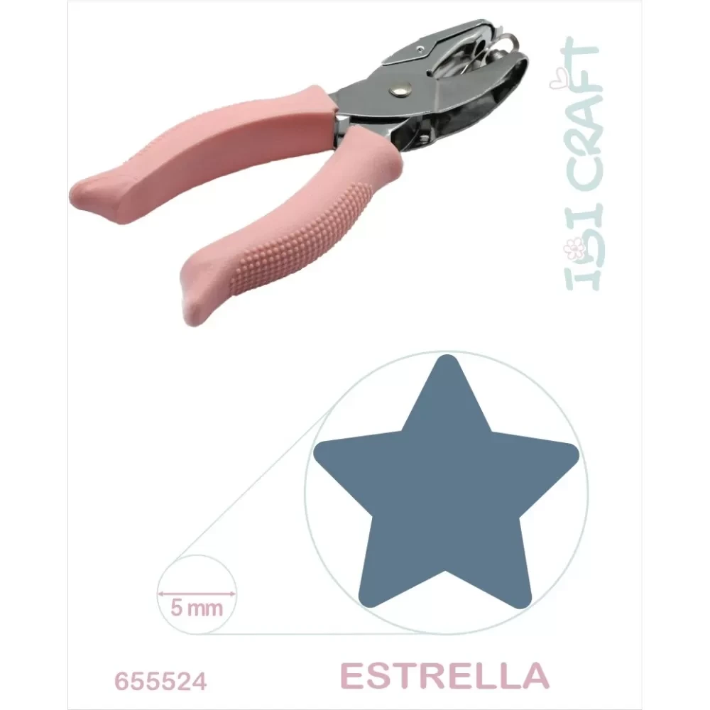 PERFORADORA PINZA C/FORMA 5mm. ESTRELLA