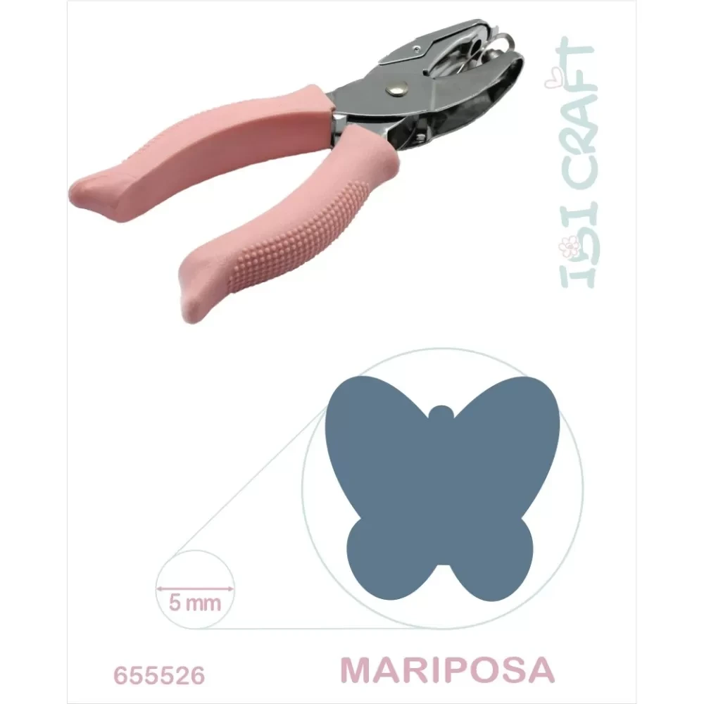 PERFORADORA PINZA C/FORMA 5mm. MARIPOSA