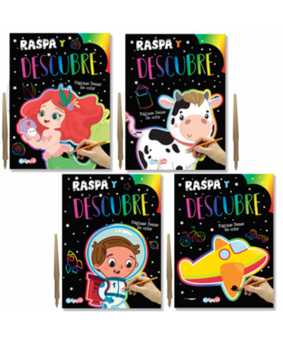  COL.RASPA Y DESCUBRE:ANIMALES