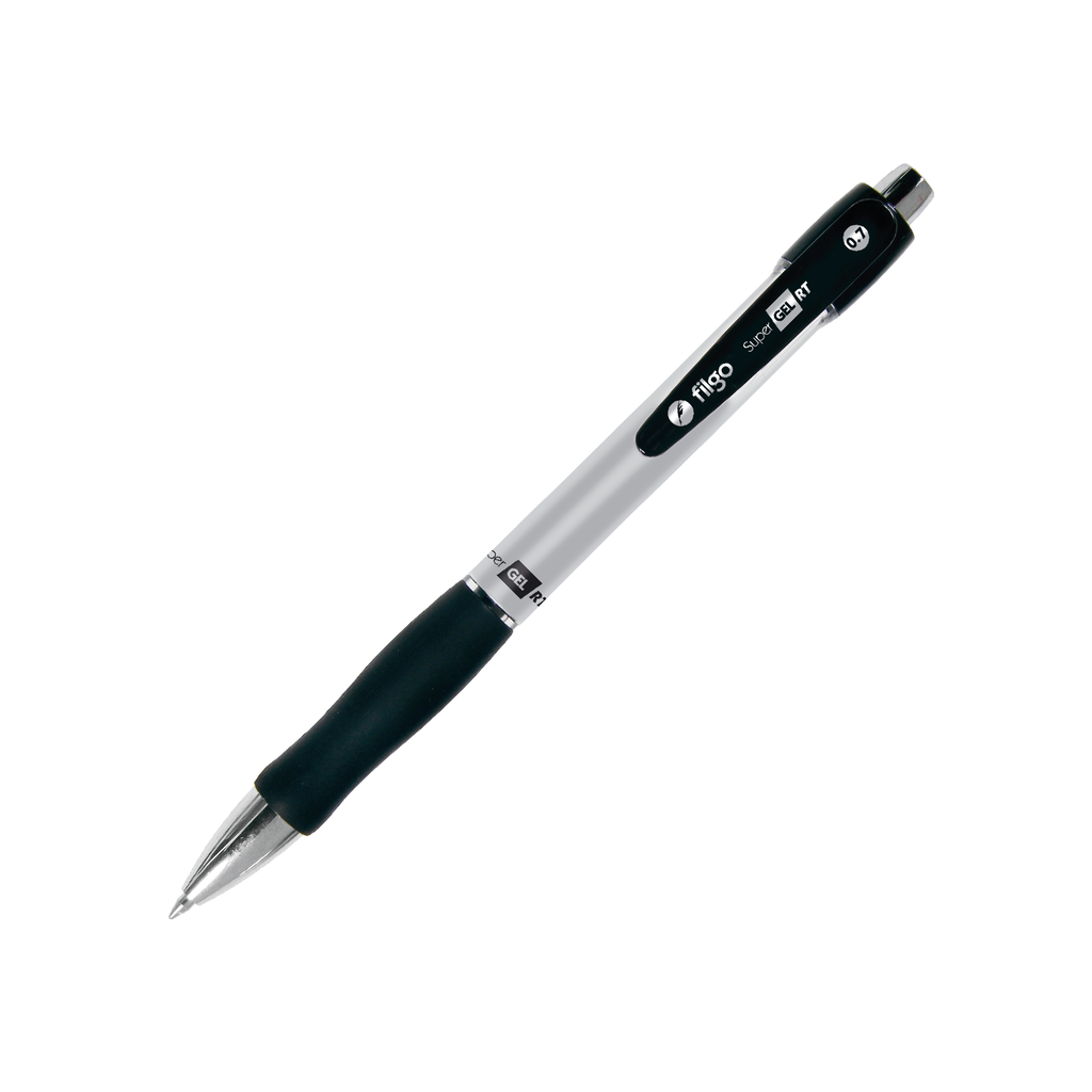 ROLLER 0.7mm.RETR.SUPER GEL NEGRO FILGO