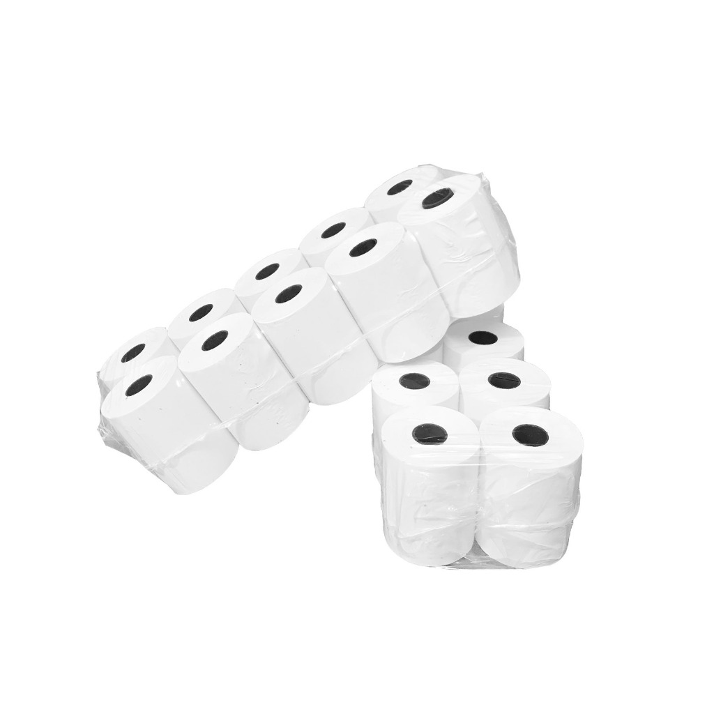 ROLLOS DE PAPEL TERMICO 57mm.x30m x 10 u. 55grs FULLMARK