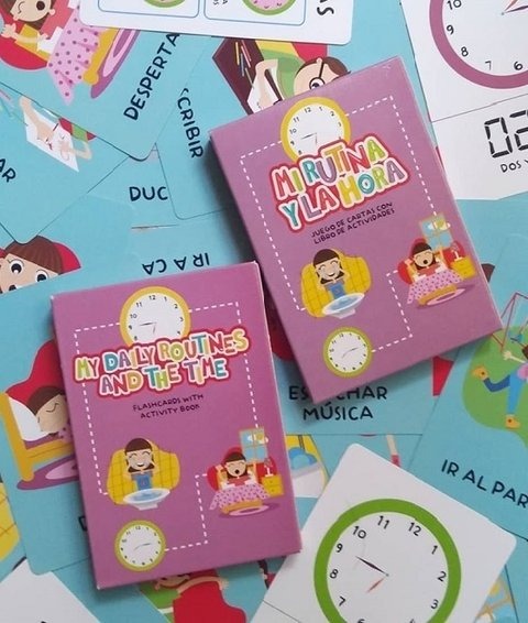 CARTAS DIDACTICAS MI RUTINA y LAS HORAS