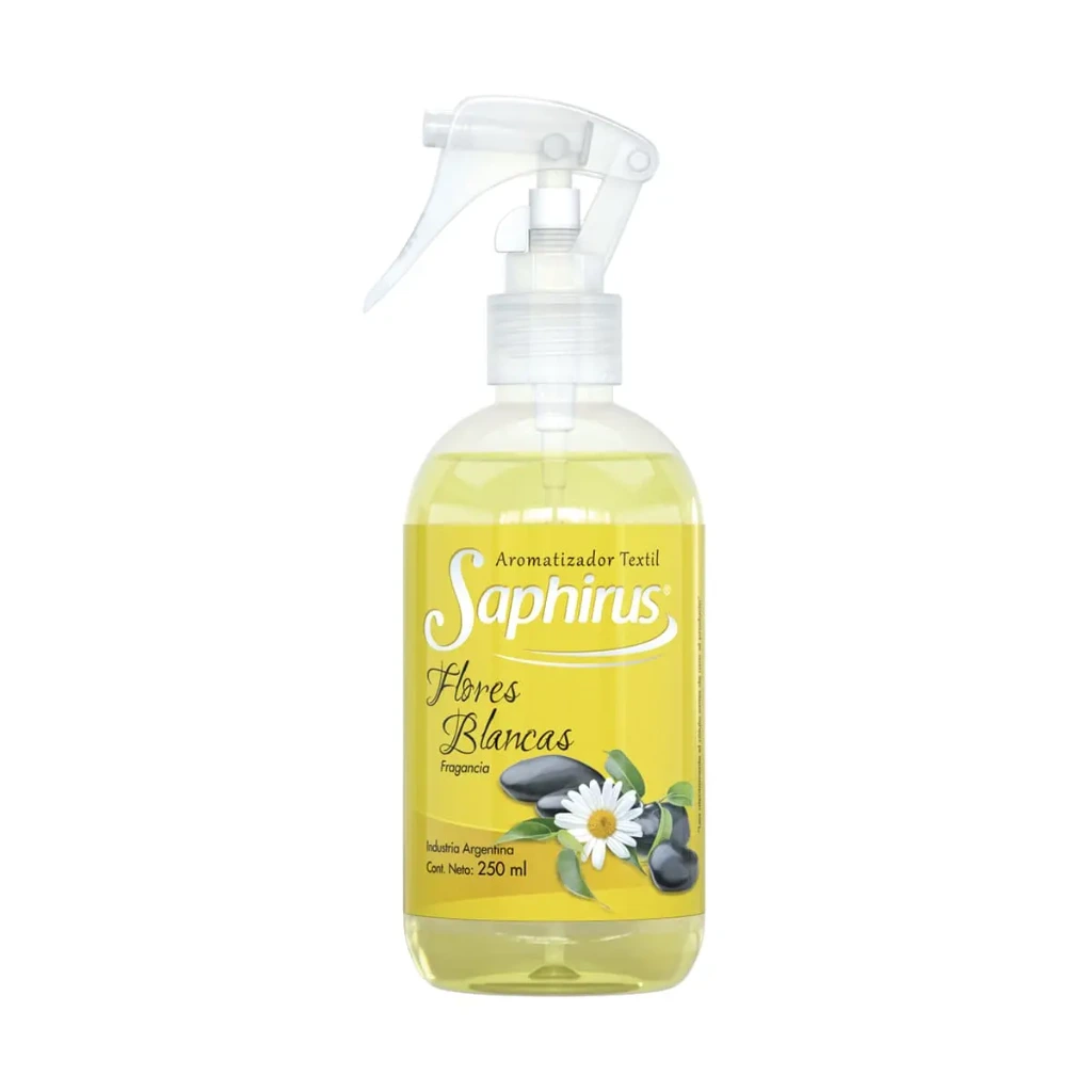 AROMATIZANTE TEXTIL x250ml. FLORES BCAS.SAPHIRUS