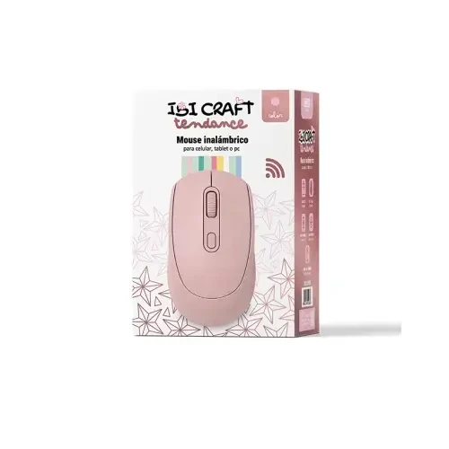 MOUSE  INALAM. BLUETHOOT PINK