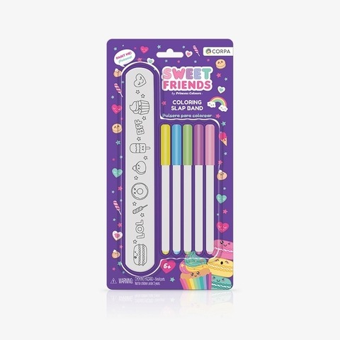 SET BIJOU PULSERA P/COLOREAR SWEET FRIENDS