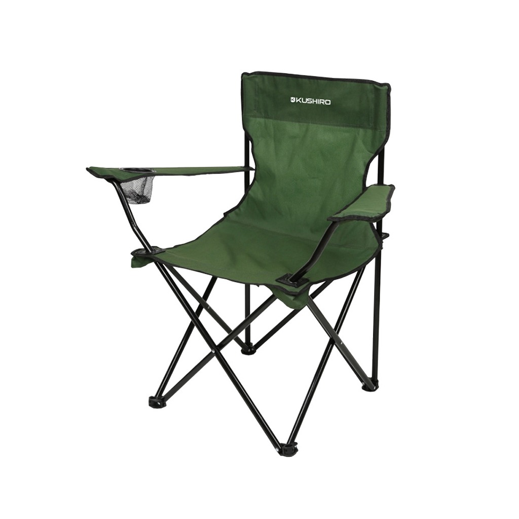 SILLA CAMPING PLEGABLE DIRECTOR VERDE KUSHIRO