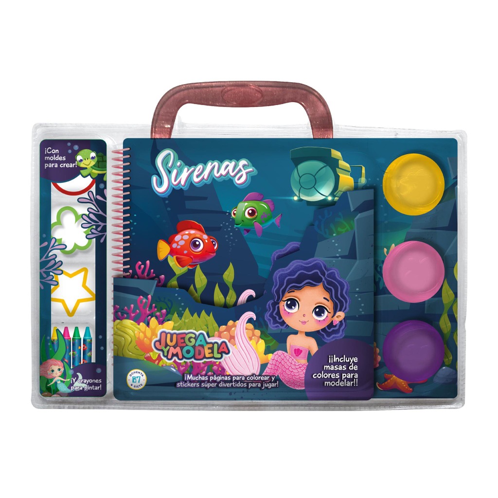 SET DE ARTE JUEGA/MODELA SIRENAS
