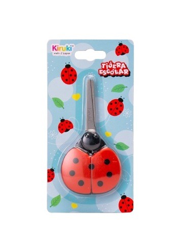 TIJERA 13cm.ASA ESCOLAR MARIQUITA KIRUKI