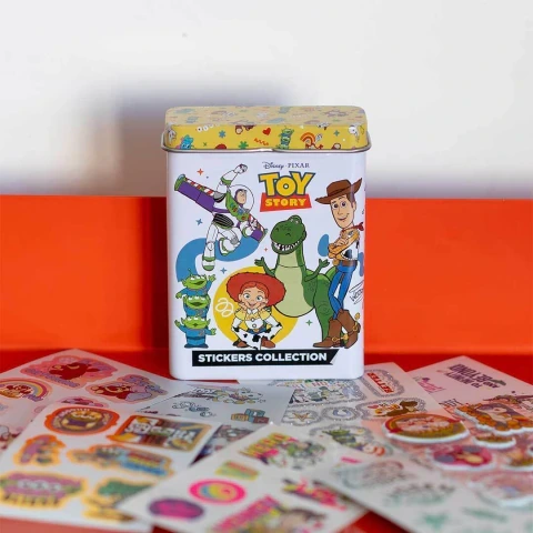 STICKER TIN x8u. TOY STORY